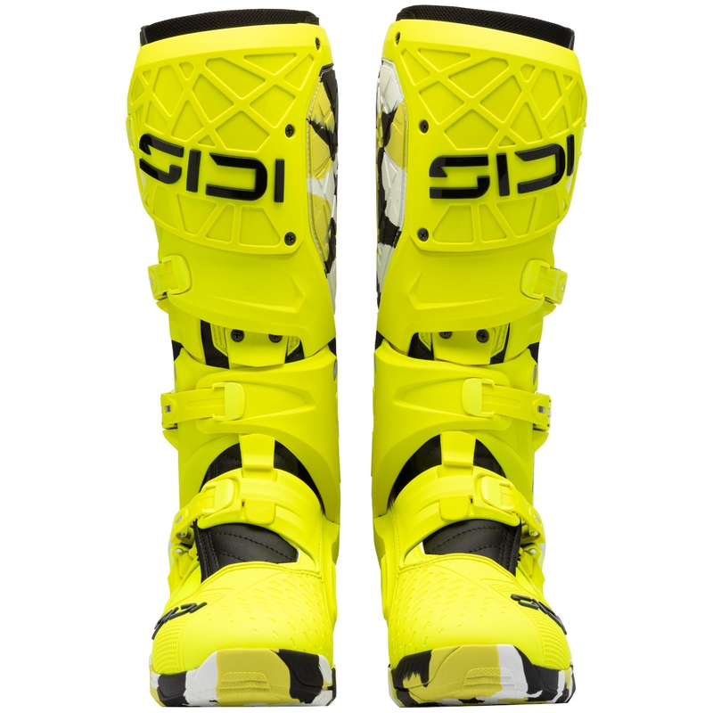 Мотоциклетни ботуши SiDi Crossair X RACR001 черно-флуоресцентно жълто