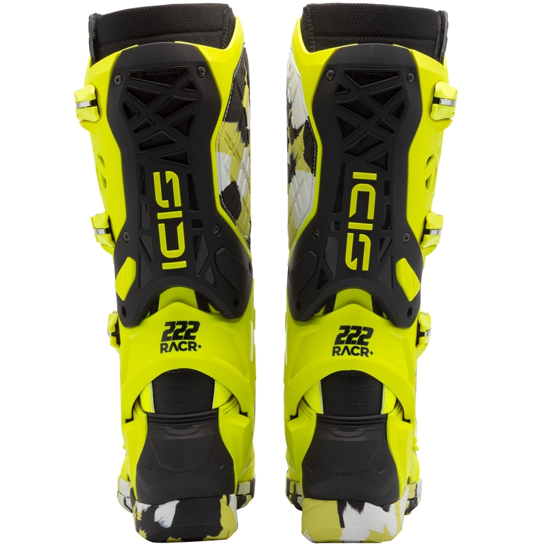 Мотоциклетни ботуши SiDi Crossair X RACR001 черно-флуоресцентно жълто