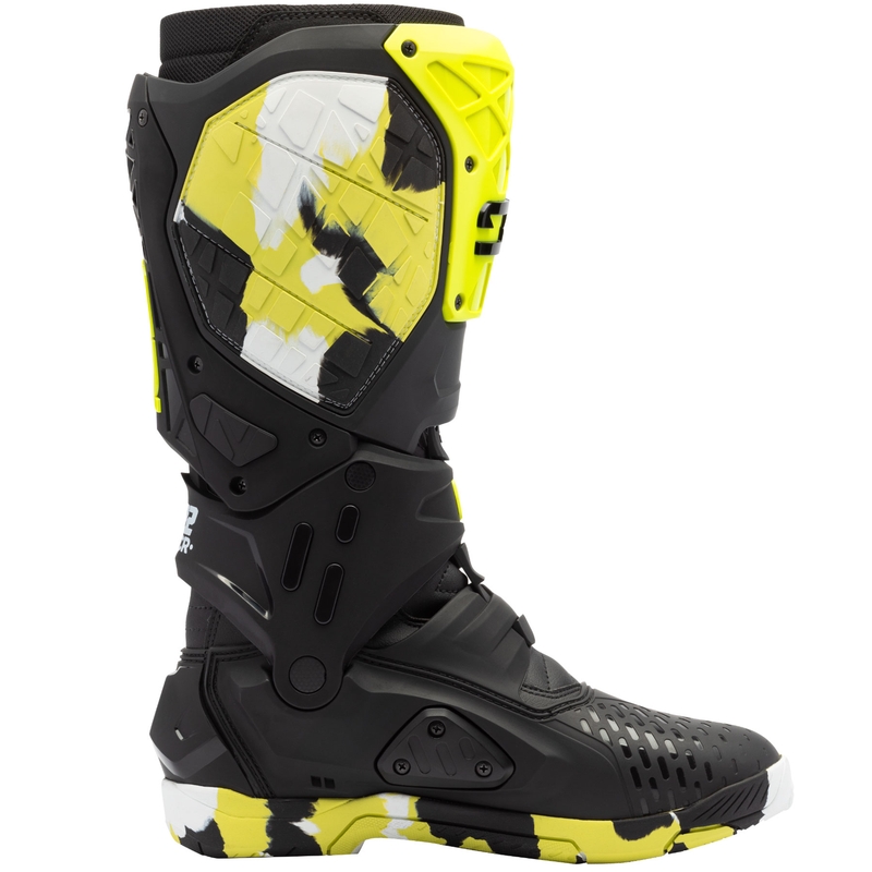 Мотоциклетни ботуши SiDi Crossair X RACR002 fluo жълто-черни