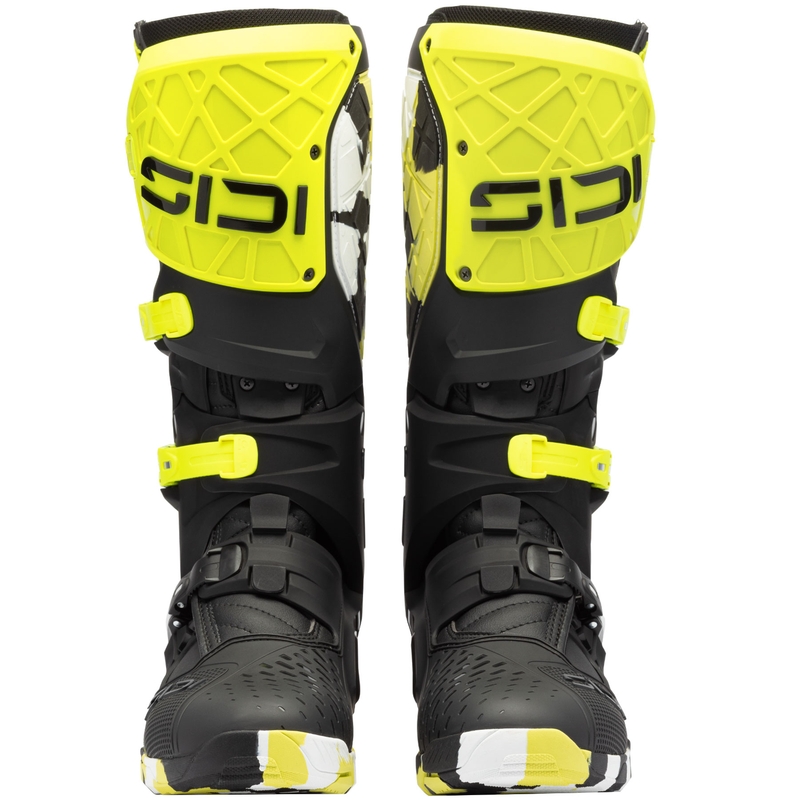 Мотоциклетни ботуши SiDi Crossair X RACR002 fluo жълто-черни