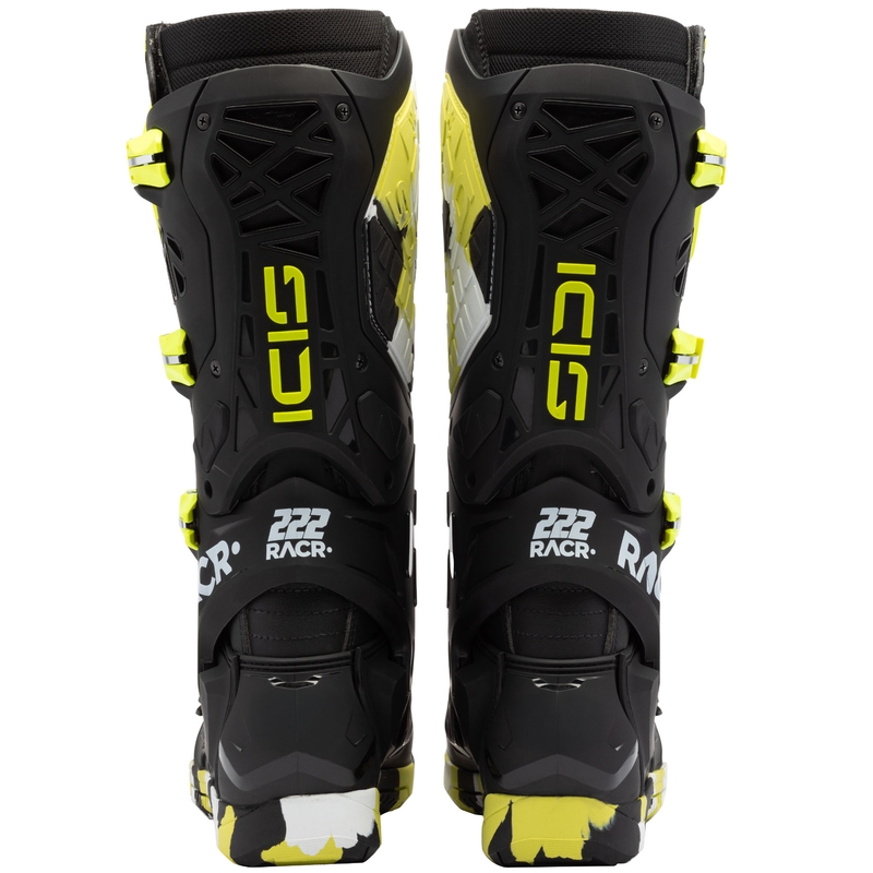 Мотоциклетни ботуши SiDi Crossair X RACR002 fluo жълто-черни