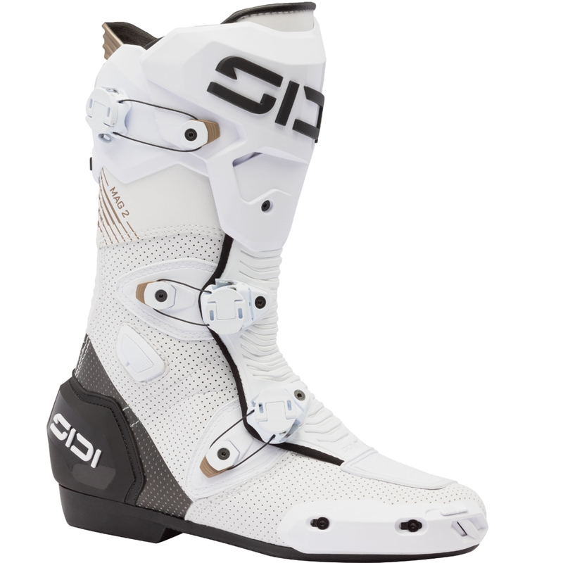 Мотоциклетни ботуши SiDi MAG 2 Air, бяло-черни