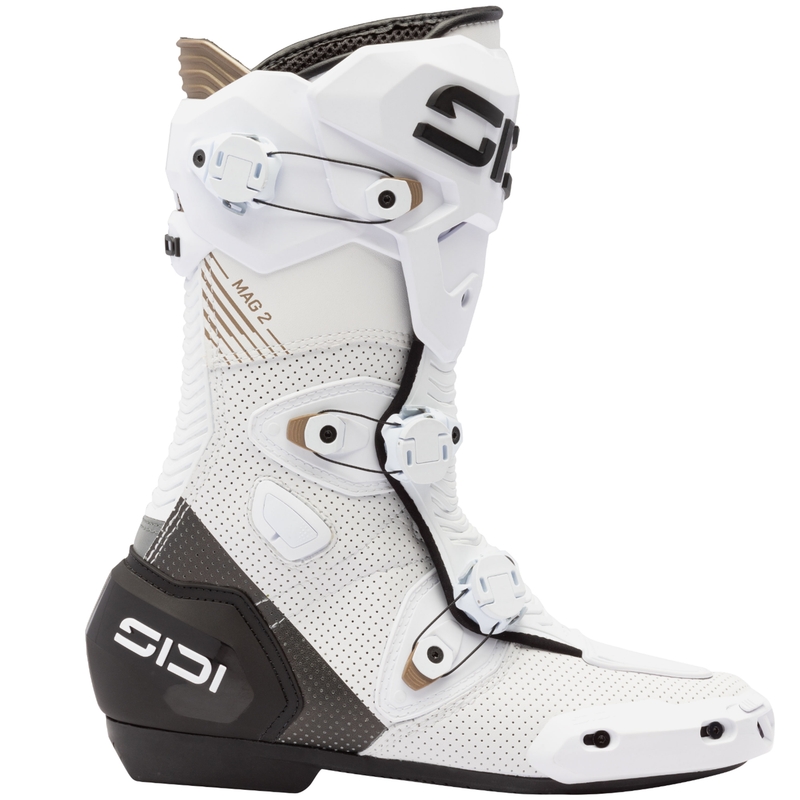 Мотоциклетни ботуши SiDi MAG 2 Air, бяло-черни