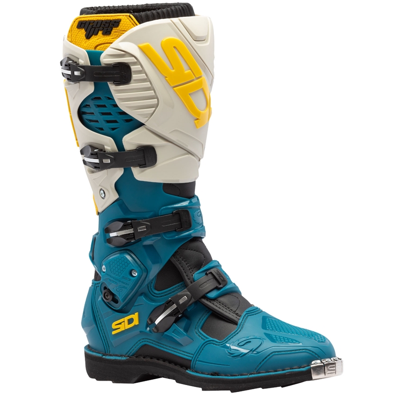 Мотоциклетни ботуши SiDi Crossfire 3, бежово-сини