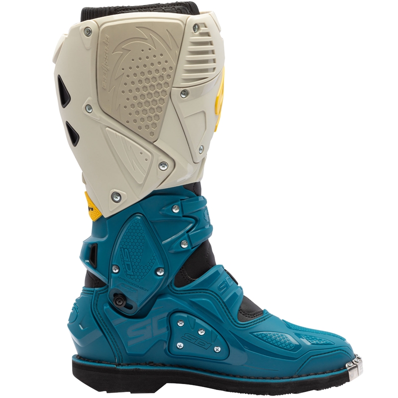 Мотоциклетни ботуши SiDi Crossfire 3, бежово-сини
