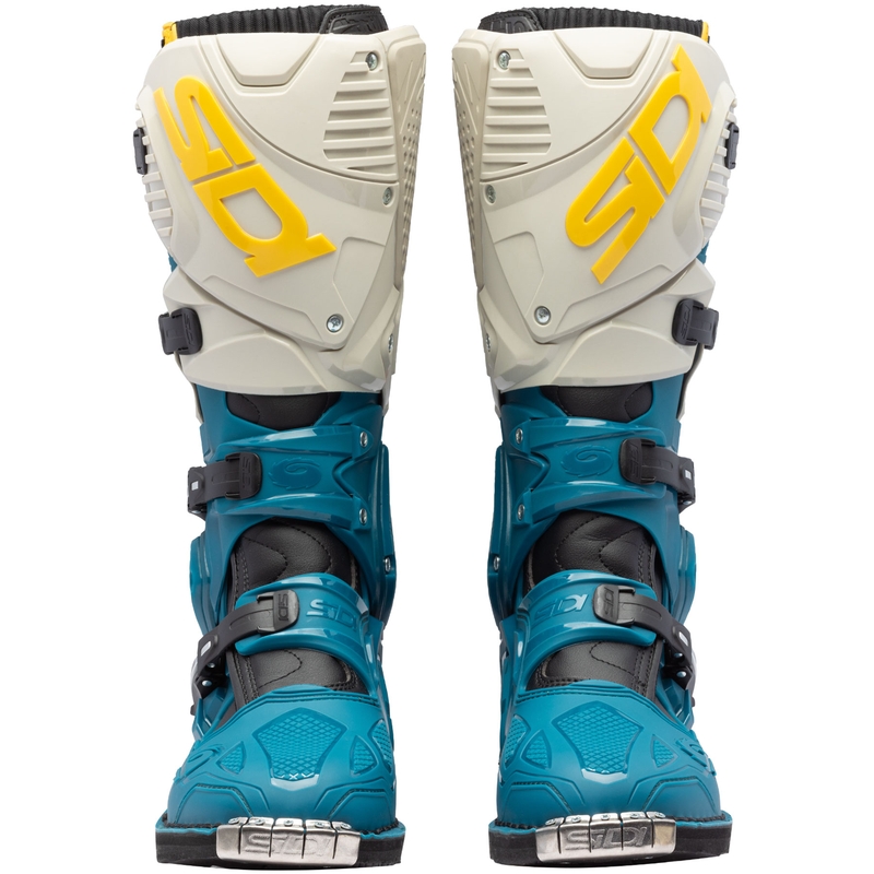 Мотоциклетни ботуши SiDi Crossfire 3, бежово-сини