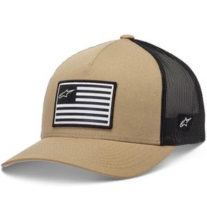 Alpinestars Flag Snap шапка пясъчно-черно-бяла