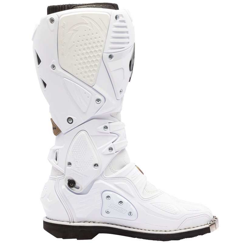 Мотоциклетни ботуши SiDi Crossfire 3, бяло-бронзови