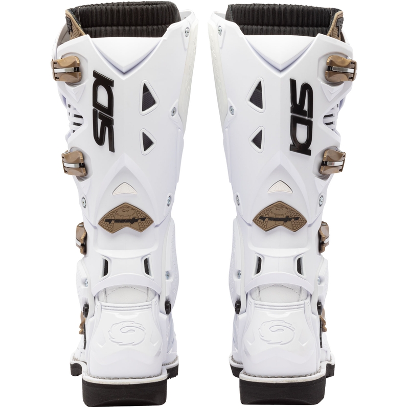 Мотоциклетни ботуши SiDi Crossfire 3, бяло-бронзови