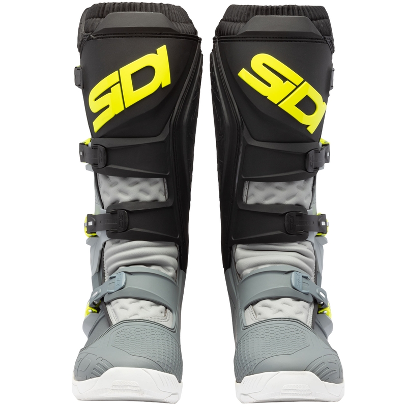 Мотоциклетни ботуши SiDi X Power SC сиво-флуоресцентно жълто