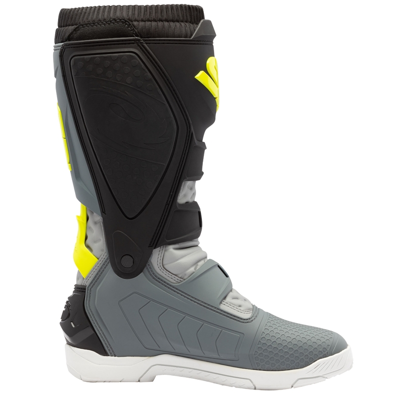 Мотоциклетни ботуши SiDi X Power SC сиво-флуоресцентно жълто