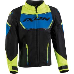 Детско яке за мотоциклет IXON Striker Air Black-Blue-Yellow