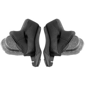 Подплънки за бузите за мотоциклетни каски Airoh Commander, черни