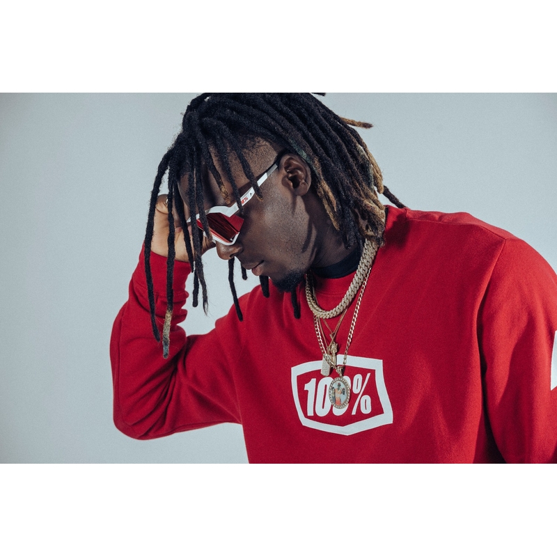 100% слънчеви очила Slendale с HIPER червени лещи