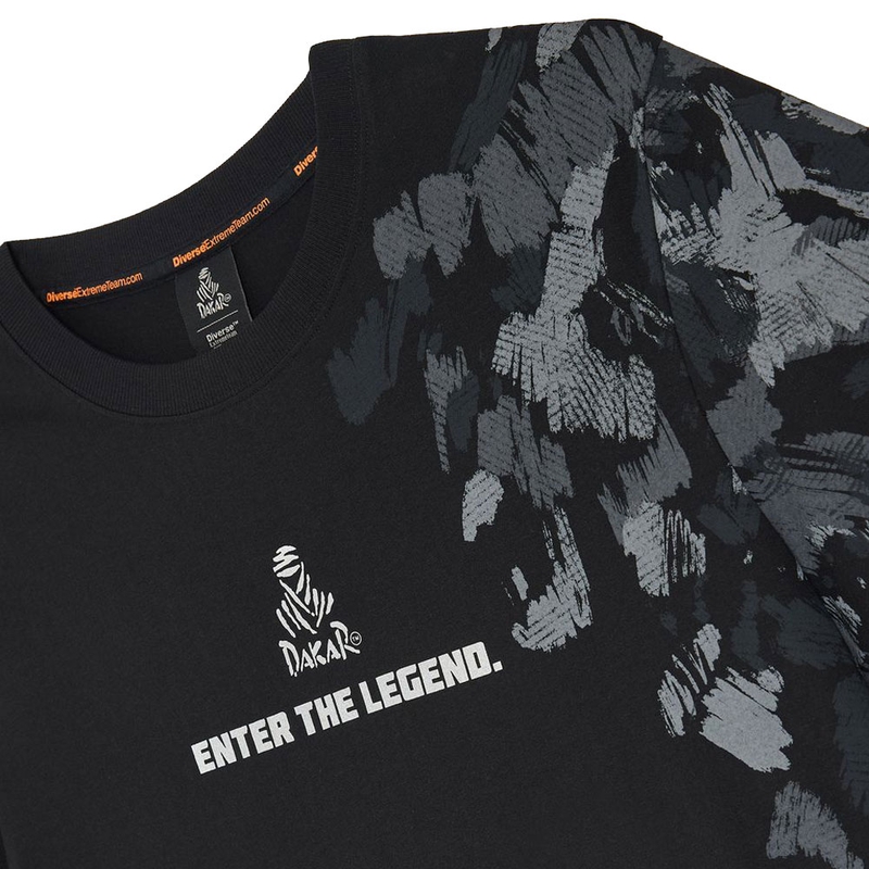 Тениска Dakar CAMO 256 черна