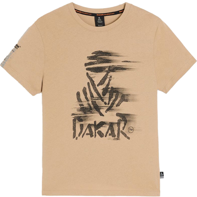 Тениска Dakar DES 1225 пясъчно-черна