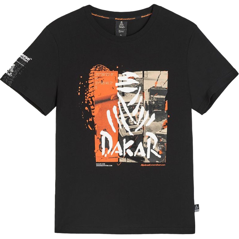 Тениска Dakar DES 2025 черна