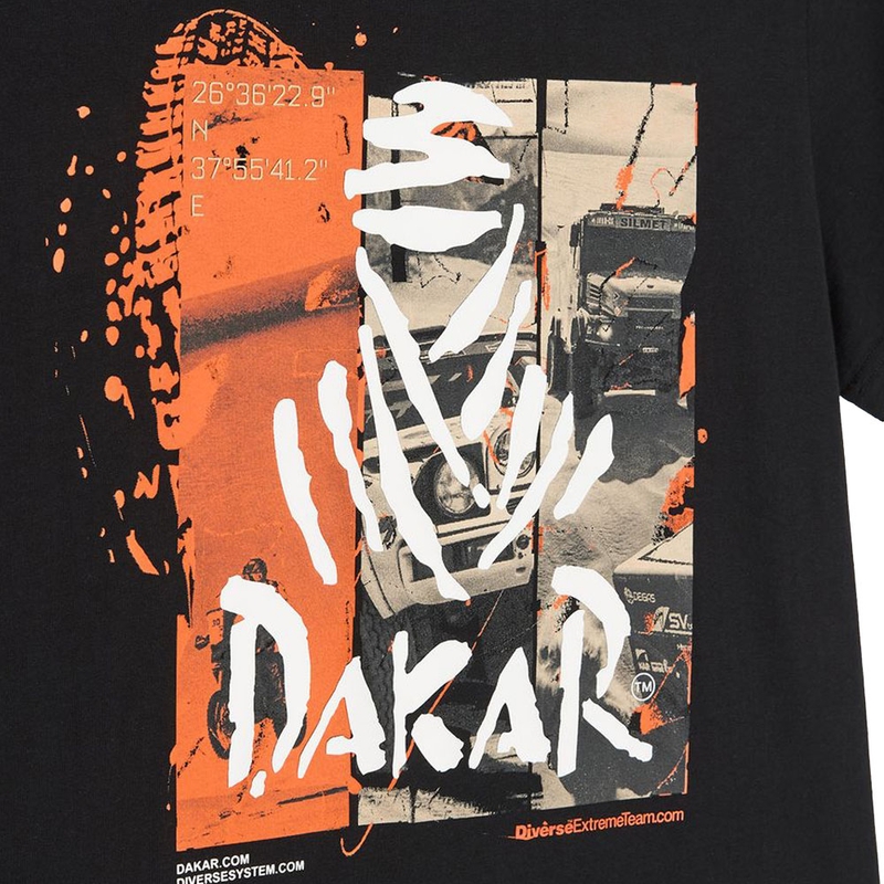 Тениска Dakar DES 2025 черна