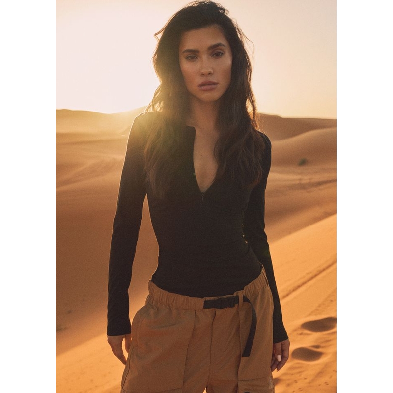 Дамска тениска Dakar DKR Zipp черна