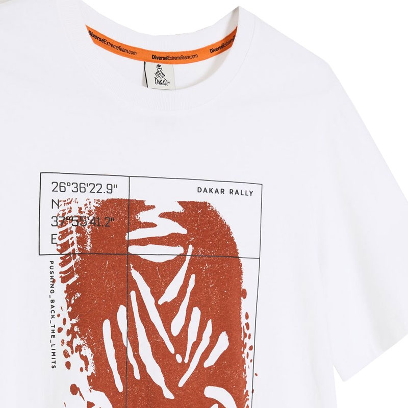 Бяла тениска Dakar DES 1425