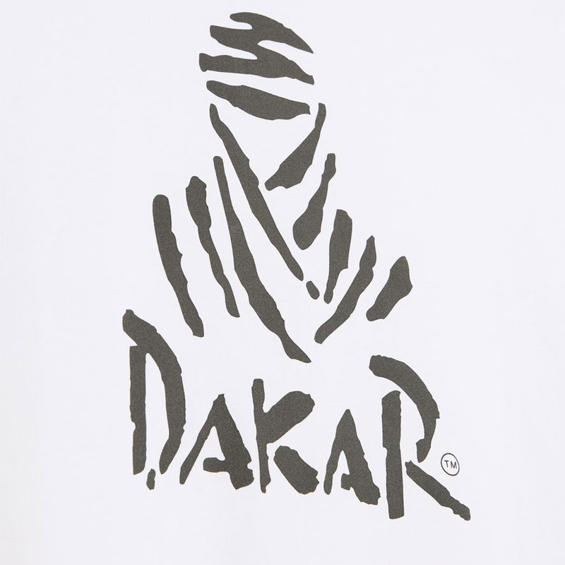 Тениска Dakar LOGO 256 бяла
