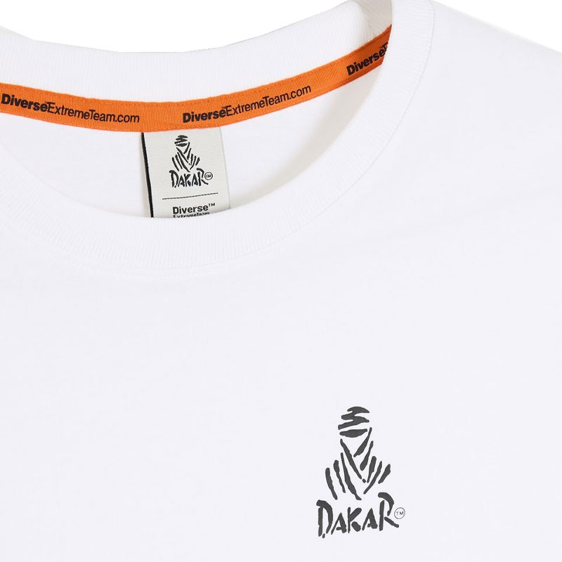Тениска Dakar LOGO SM 256 бяла