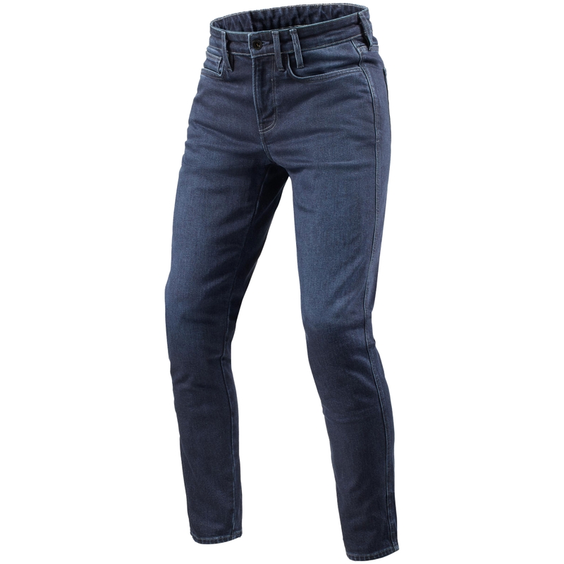 Мотоциклетни дънки Revit Kai Skinny Extra Cropped, средно големи, каменно сини
