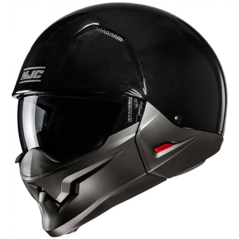 Каска с отворено лице и маска HJC i20N Solid metallic black