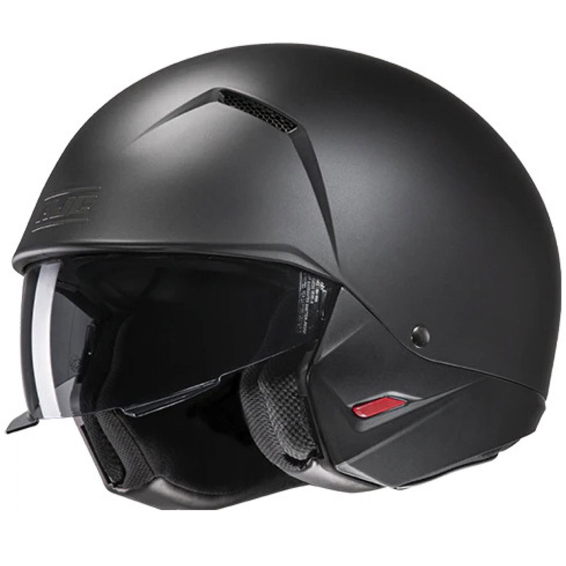 Каска с отворено лице и маска HJC i20N Solid Semi Flat черна