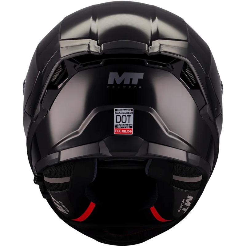 Мотоциклетна каска MT Thunder 4 SV Pure A1 черна