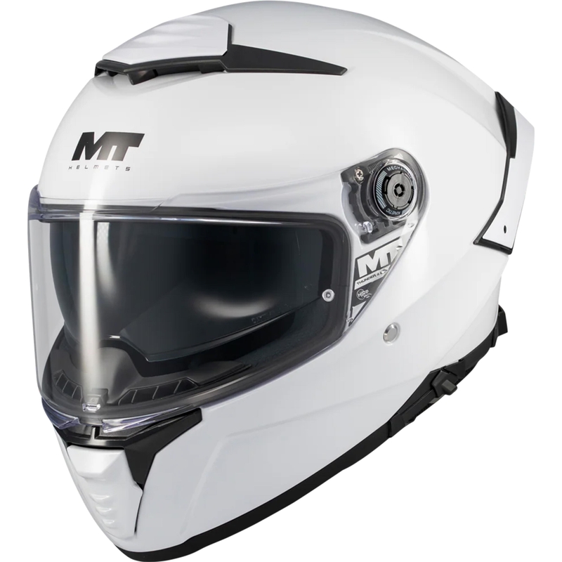 Мотоциклетна каска MT Thunder 4 SV Pure A0, бяла