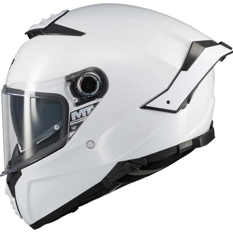 Мотоциклетна каска MT Thunder 4 SV Pure A0, бяла
