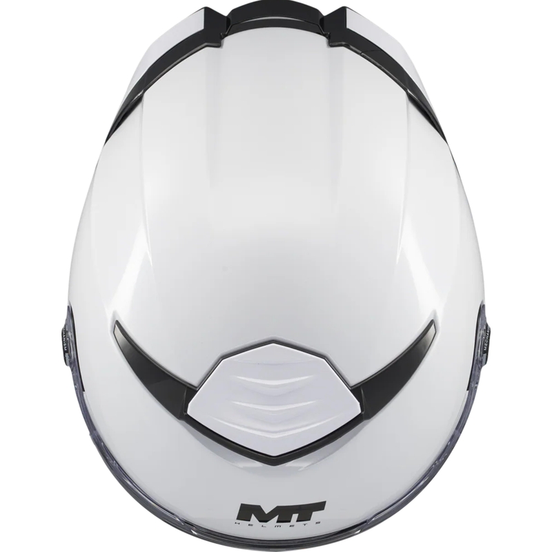 Мотоциклетна каска MT Thunder 4 SV Pure A0, бяла