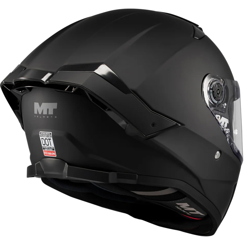 Мото каска за цял нос MT Thunder 4 SV Pure A1, матово черна