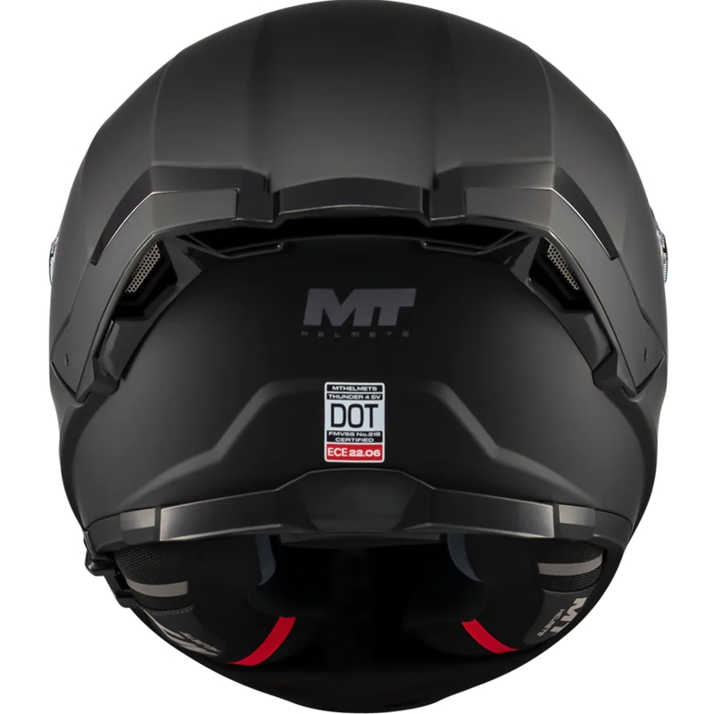 Мото каска за цял нос MT Thunder 4 SV Pure A1, матово черна