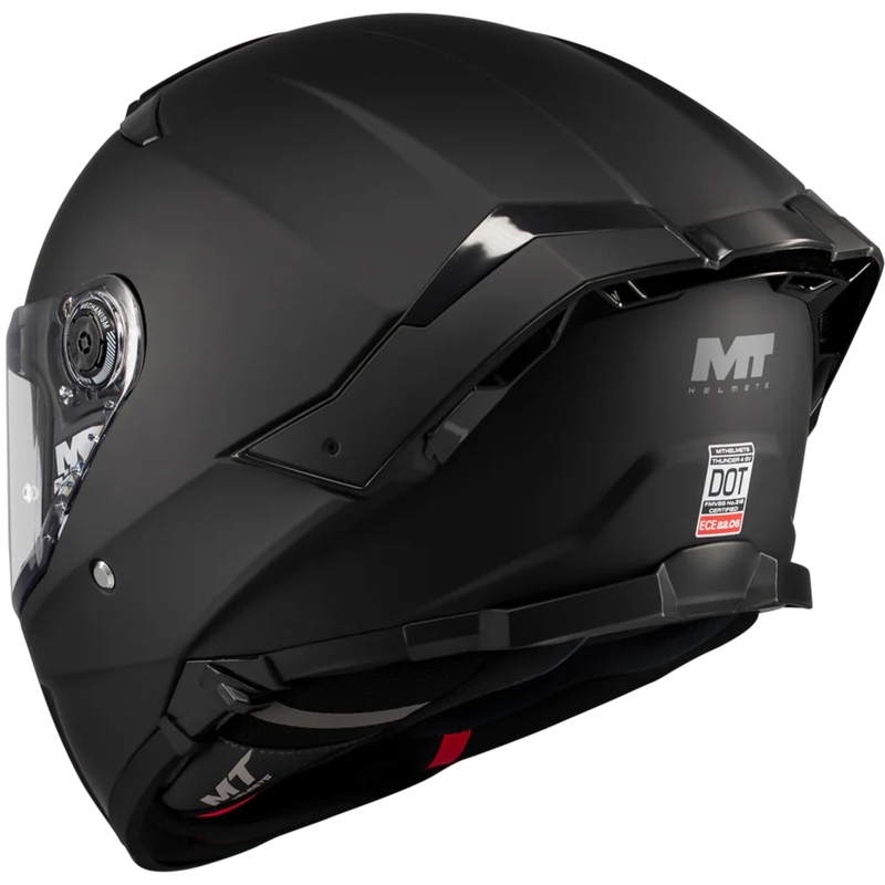 Мото каска за цял нос MT Thunder 4 SV Pure A1, матово черна