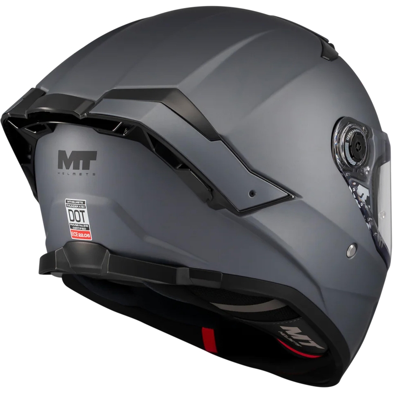 Мото каска за цял нос MT Thunder 4 SV Pure A2 матово сива