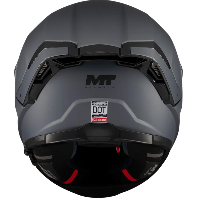 Мото каска за цял нос MT Thunder 4 SV Pure A2 матово сива