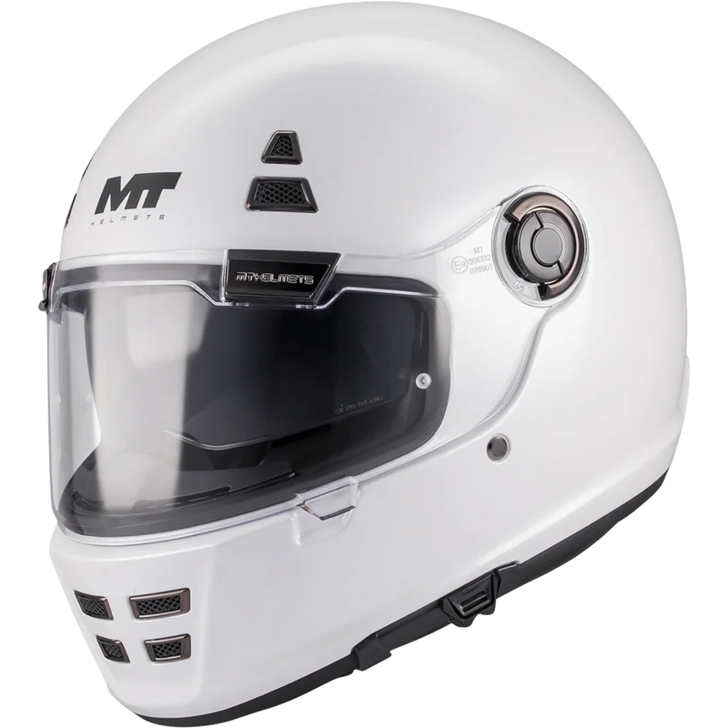 Мотоциклетна каска MT Jarama SV Pure A0, бяла