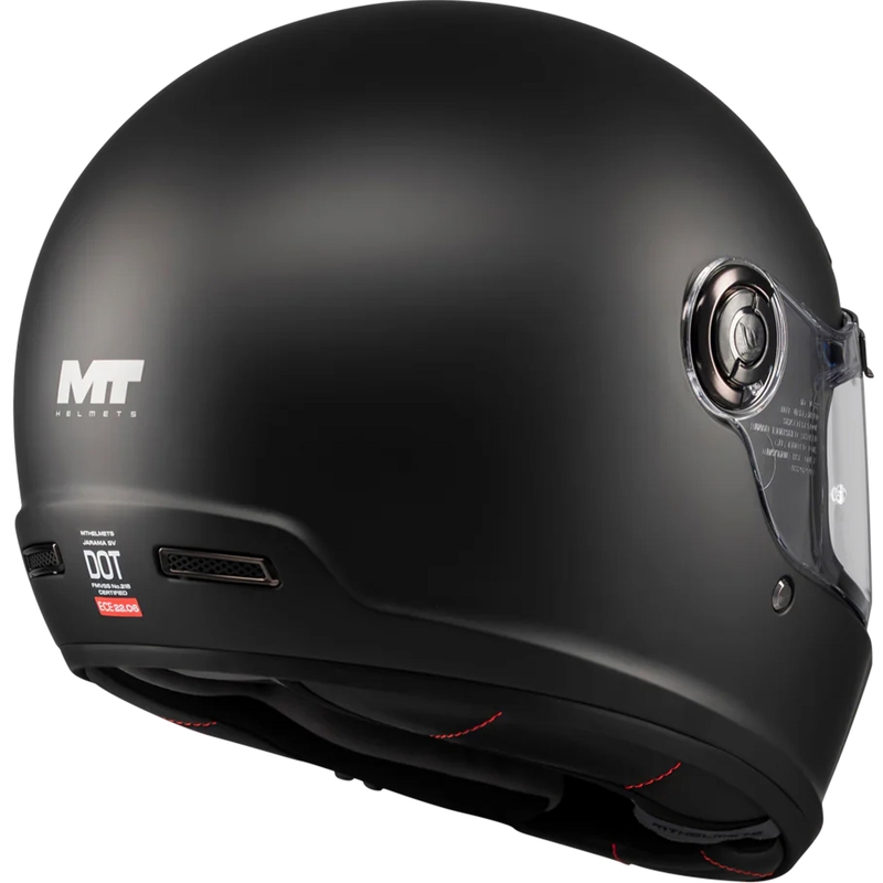 Мотоциклетна каска MT Jarama SV Pure A1, матово черна