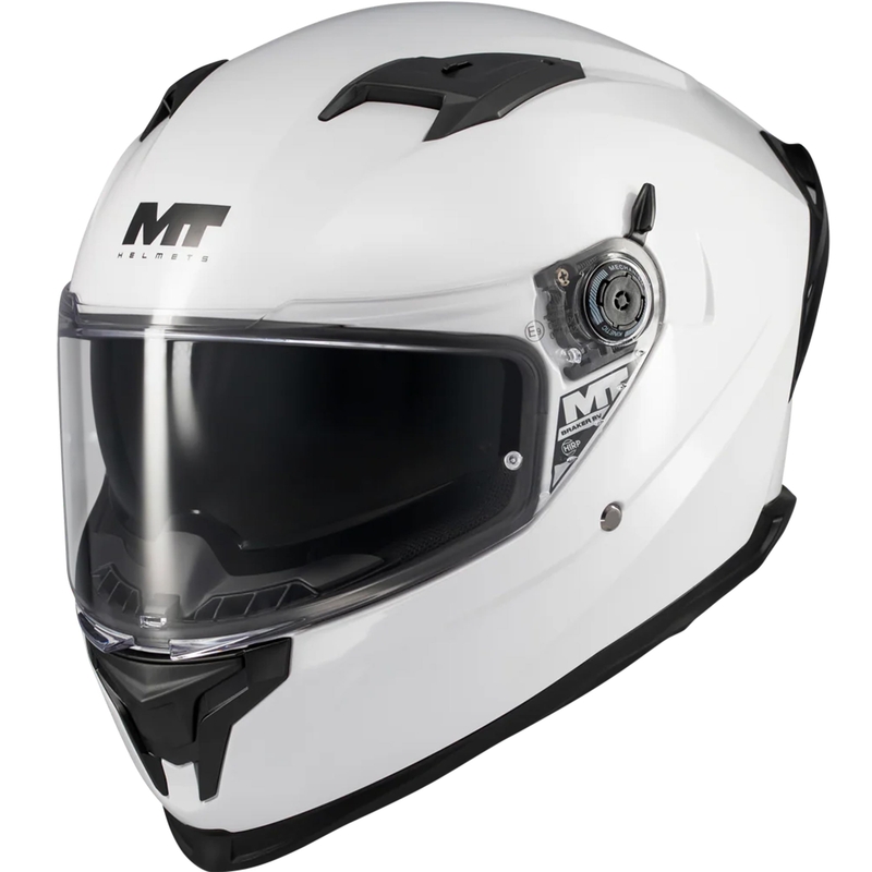 Мото каска с пълно лице MT Braker SV Pure A0 бяла