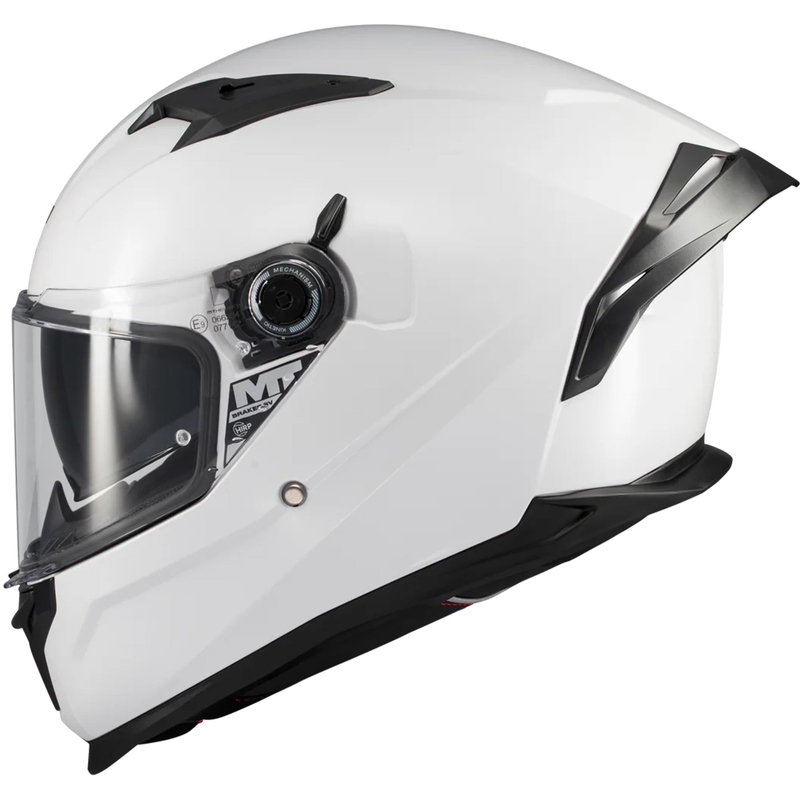 Мото каска с пълно лице MT Braker SV Pure A0 бяла