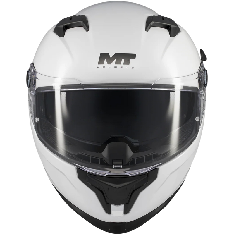 Мото каска с пълно лице MT Braker SV Pure A0 бяла