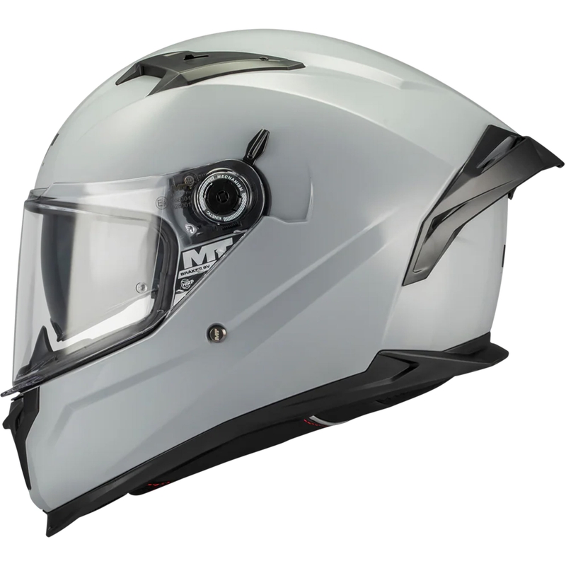 Мото каска с пълно лице MT Braker SV Pure A12 сива