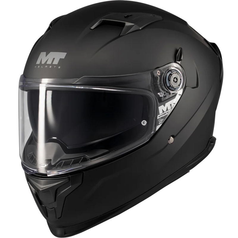 Мотоциклетна каска MT Braker SV Pure A1 черна мат