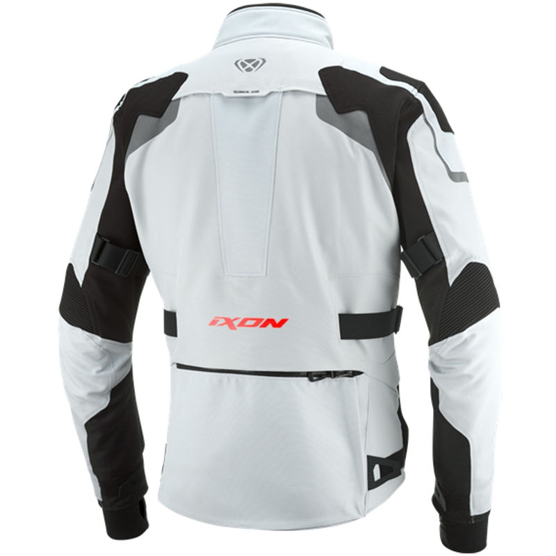 Мотоциклетно яке IXON Odin, светло сиво-черно
