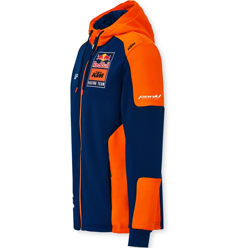 KTM Replica Team качулка синьо-оранжева