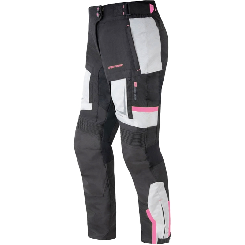 Дамски панталони за мотоциклети Street Racer Hilax Black-Grey-Pink