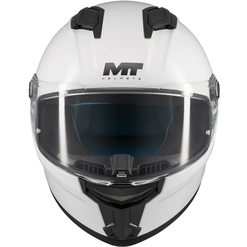 Мотоциклетна каска MT Stinger 2 Pure A0, бяла