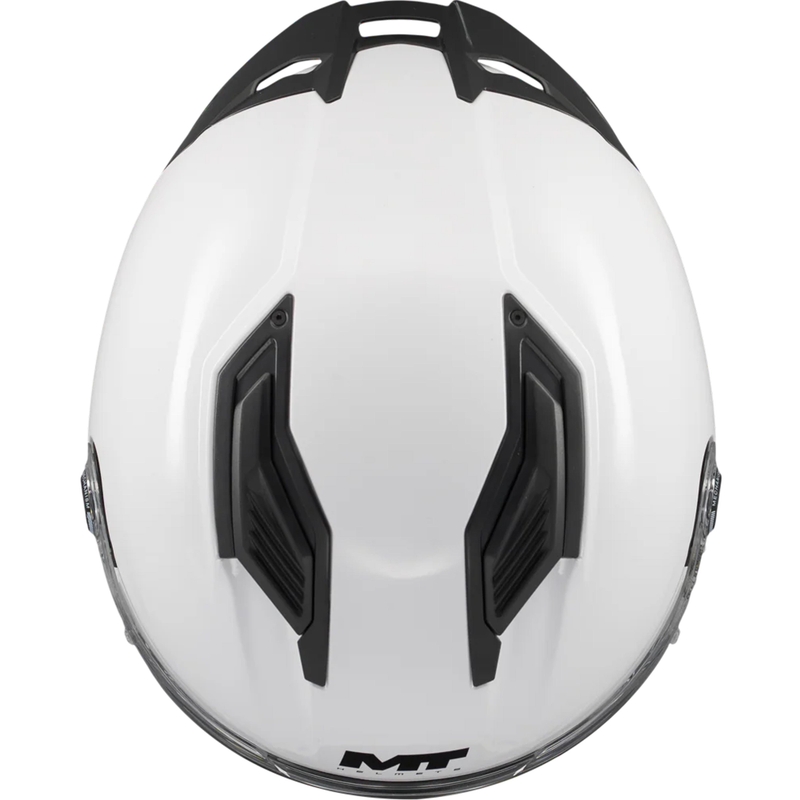 Мотоциклетна каска MT Stinger 2 Pure A0, бяла